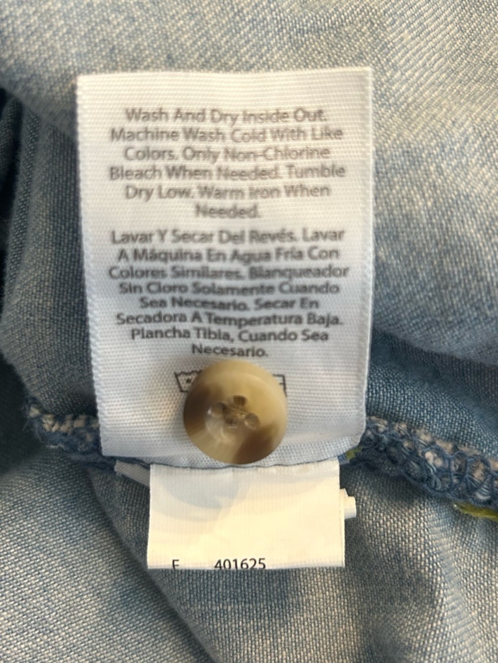 *NWOT* Sofia by Sofia Vergara Women's Oversized Denim Boyfriend Shirt, Small - Picture 12 of 14
